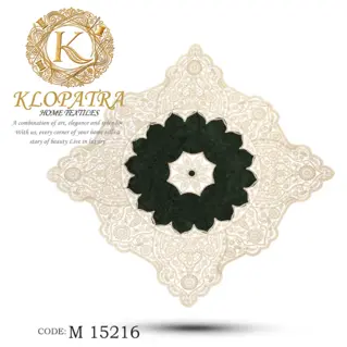 رومیزی مربع طرح خورشیدی