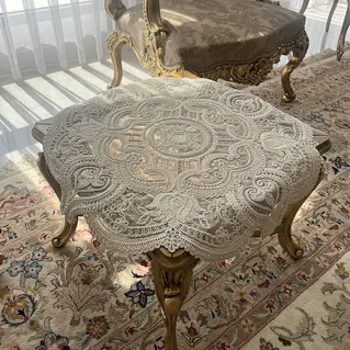 رومیزی دانتل جلومبلی 