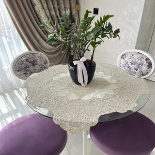 رومیزی مربع سفارشی چهارپر