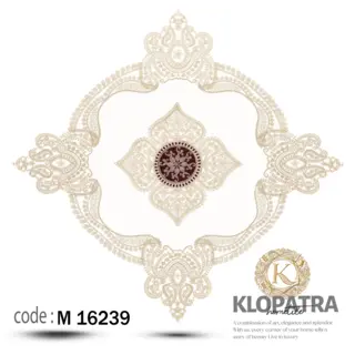 رومیزی مربع طرح پالاس