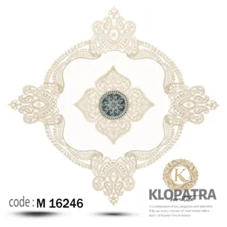 رومیزی مربع طرح پالاس