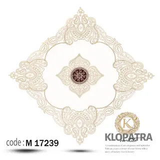 رومیزی مربع طرح رویال