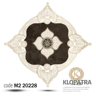 رومیزی مربع مخمل طرح گیسو