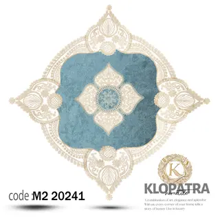 رومیزی مربع مخمل طرح گیسو
