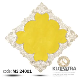 رومیزی مخمل طرح گلدیس