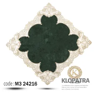 رومیزی مخمل طرح گلدیس
