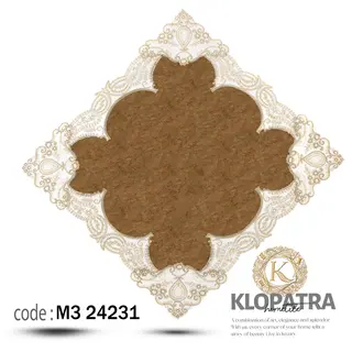 رومیزی مخمل طرح گلدیس