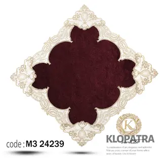 رومیزی مخمل طرح گلدیس