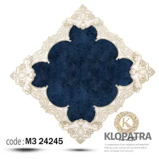 رومیزی مخمل طرح گلدیس