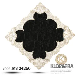 رومیزی مخمل طرح گلدیس
