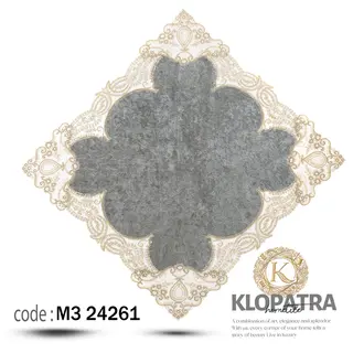 رومیزی مخمل طرح گلدیس