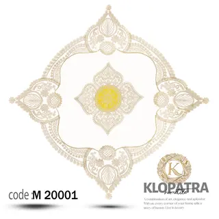 رومیزی مربع طرح گیسو