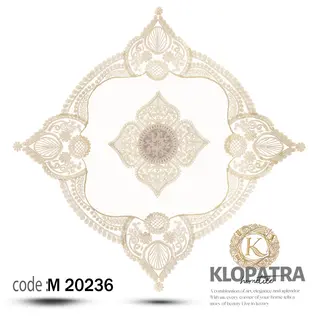 رومیزی مربع طرح گیسو