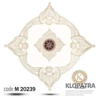 رومیزی مربع طرح گیسو