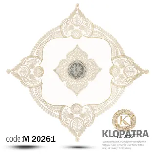 رومیزی مربع طرح گیسو