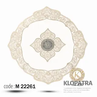 رومیزی مخمل طوسی