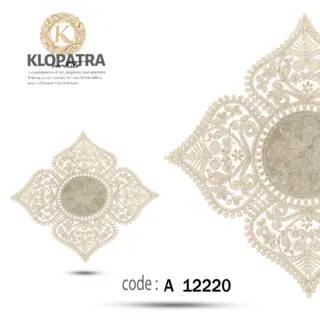 رومیزی عسلی تک طرح چهارپر