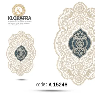 رومیزی عسلی تک طرح خورشیدی