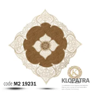 رومیزی مربع مخمل طرح بونسای