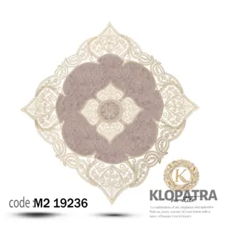 رومیزی مربع مخمل طرح بونسای