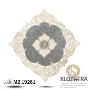 رومیزی مربع مخمل طرح بونسای