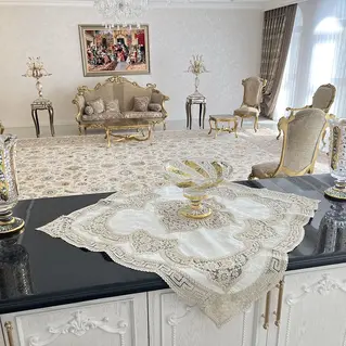 رومیزی مخمل اسمارتی