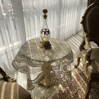 رومیزی مربع دانتل