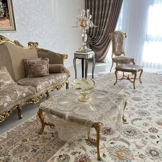 رومیزی مربع دانتل