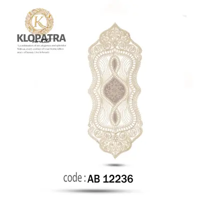 رومیزی رانر طرح چهارپر - رنگ یاسی