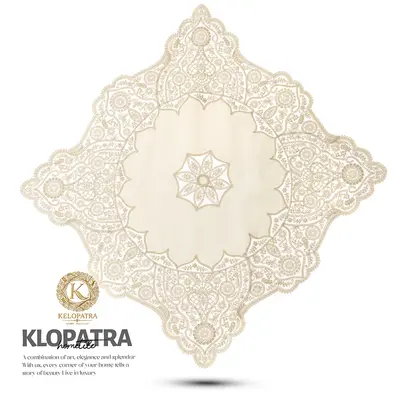 رومیزی مربع طرح خورشیدی